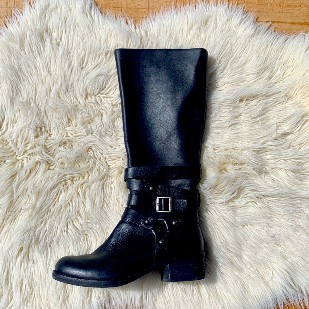 Kork Ease tall black boots size 37.
